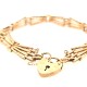 Pre Owned 9ct Gate Bracelet ZX405 Pre Owned 9ct Gate Bracelet ZX405